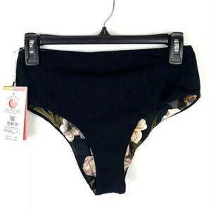 Maaji- NWT Black Sapphire Venus Mid Rise Bikini Bottom– sz.M